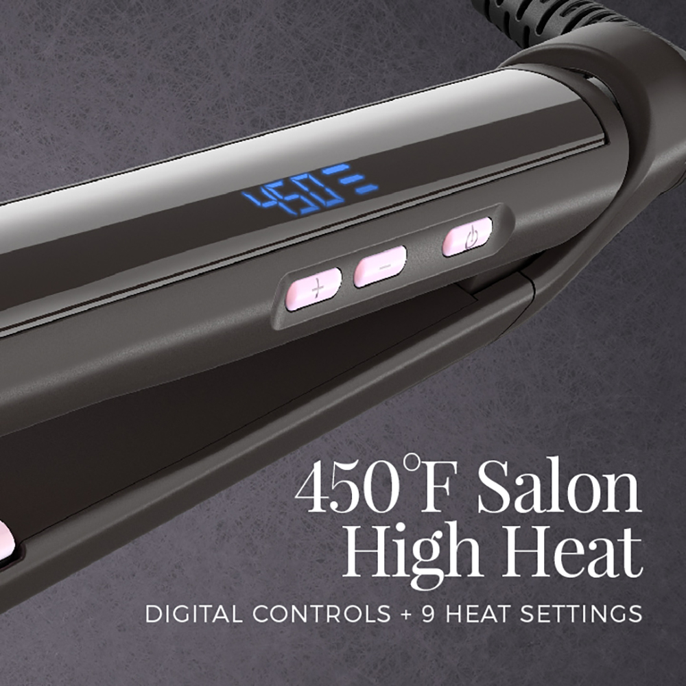 Hair straightener 450 degrees clearance